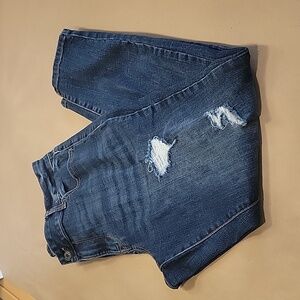 Maurices Size Unknown (Possibly 14) Distressed, Skinny Blue Jeans, GUC